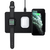 Satechi ST-X3TWCPM cargador de dispositivo móvil Auriculares, Smartphone, Reloj inteligente Negro Corriente alterna Cargador inalámbrico Interior