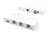 EXSYS EX-1189HMVS-3W hub & concentrateur USB 3.2 Gen 1 (3.1 Gen 1) Type-B Blanc