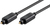 Microconnect TT610BKAD cable de audio 1 m TOSLINK Negro