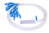 Extralink EX.0622 rozgałęźnik kablowy Rozdzielacz kabli Niebieski, Biały