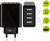 Goobay 44953 mobile device charger Black Indoor
