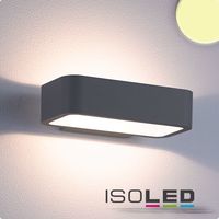 Article picture 1 - LED wall light IP54 :: 1x7W CREE :: anthracite :: warm white