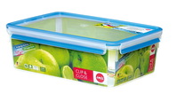 Emsa CLIP & CLOSE Frischhaltedose, rechteckig, Maße: 32,7 x 22,7 x 11,1 cm,