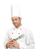 Kochmütze VARIABEL, Viskose, Höhe 22cm, Farbe weiß, 100 Stück