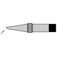 Weller Lötspitze Serie PT, Rundform, PT BB7/Ø 2,4 mm, 370 °C, abgeschrägt