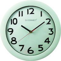 Zegar ścienny Q-CONNECT Budapest, 28cm, srebrny