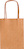 Torebka na prezenty KRAFT, papierowa, 12x5,5x15cm, gr. 125g/m2, brązowa