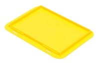 Auflagedeckel TK/200 A, gelb aus Polypropylen - für Transport-Stapelkasten TK 200 (VPE 8 Stück)