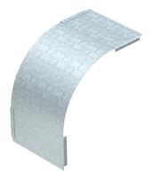 Deckel für Vertikalbogen 90° fallend B600mm Stahl bandverzinkt Zink/Aluminium, Double Dip