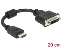 Delock Adapter HDMI Stecker > DVI 24+5 Buchse 20 cm