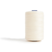 Hemline Sewing and Overlocking Thread: 5 x 1,000m: Cream 1 x Pack consists of 5 Individual sales units