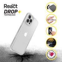 OtterBox React iPhone 12 Pro Max - clear - beschermhoesje