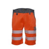 LeiKaTex® • BRIGHT LINE • SHORTS •EN ISO 20471 Klasse 1 • warnorange 54