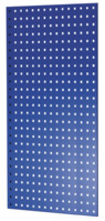 Lochplatten-Seitenblende, 90 x 1000 x 600 mm (H x T), RAL 5010 enzianblau