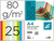 Papel Color Liderpapel A4 80G/M2 25 Colores Surtidos Paquete de 100