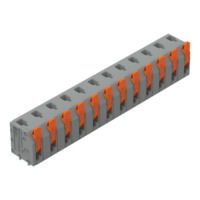 Leiterplattenklemme, 12-polig, RM 7.5 mm, 1,5 mm², 17.5 A, Push-in Käfigklemme,