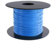 PVC-Fahrzeugleitung, FLRY-B, 1,0 mm², AWG 18, blau, Außen-Ø 2,1 mm