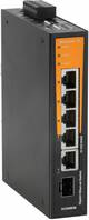 Weidmüller IE-SW-BL05-4GT-1GS Ipari Ethernet switch 5 port