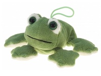 peluche grenouille verte 13cm