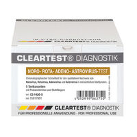 Cleartest Noro - Rota - Adeno - Astrovirus Schnelltest Servoprax 10 Teste (1 Pack), Detailansicht