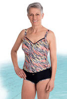 Damen Badeanzug, bunt, mit Sicherheitsslip Suprima Größe 48 (1 Stück), Detailansicht