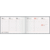 Taschenkalender Septimus 15,2x10,2cm 1 Woche/2 Seiten Kunststoff dunkelblau 2025