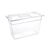 Vogue 1/3 Gastronorm Container Made of Clear Polycarbonate - 200mm 7L