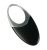 Normalansicht - Ecobra Ovale Taschen-LED-Schiebelupe, Linse 52 x 34 mm oval, Vergrößerung 2,4 x