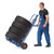 fetra® Reifen-Roller "TYRE TROLLEY", Ladefläche Ø 630 mm, 120 kg Tragkraft, TPE-Räder Ø 75 mm