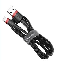 Baseus cafule kábel USB lightning 2.4A 1M CALKLF-B19 fekete