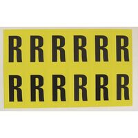Self-adhesive numbers and letters - Letter R