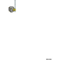 ZCKD-Positionsschalterkopf, Runder Fiberglashebel Ø 3mm, L=125mm