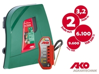 AKO Duo Power X2500 12 V / 230 V Kombigerät, 2,0 Joule + Zaunprüfer gratis