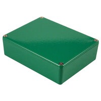 Hammond 1590BBGR Aluminium 'Stomp Box' Enclosure Green (119 x 94 x 34mm)