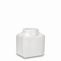 1000ml Square bottles wide-neck HDPE