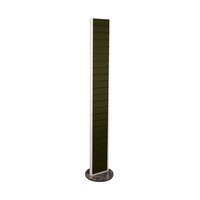 Tour FlexiSlot® "Slim" | noir signalisation sim. RAL 9004 1.850 mm Marbre noir/gris 350 mm non