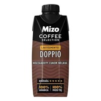 Kávés tej MIZO Coffe Selection Doppio laktóz és hozzáadott cukor mentes UHT 0,33L