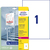 Antimikrobielle Etiketten weiß, A4, 210 x 297 mm, 10 Bogen/10 Etiketten, weiß