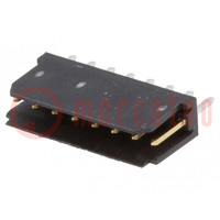 Socket; wire-board; male; PIN: 8; 2.54mm; THT; Dubox®; 3A; Layout: 1x8