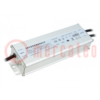 Tápegység: impulzusos; LED; 150W; 12VDC; 12,5A; 90÷305VAC; IP67