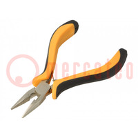 Pliers; precision,half-rounded nose; 130mm