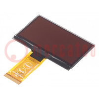 Display: OLED; graphical; 2.4"; 128x64; Dim: 60.5x37x2.15mm; yellow