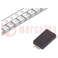 Diode: TVS; 600W; 7V; 58,3A; à sens unique; ±5%; DO221AC