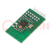 Module: RF; AM transceiver; FSK; 2.4GHz; SPI; -115dBm; 3VDC; 36/8mA