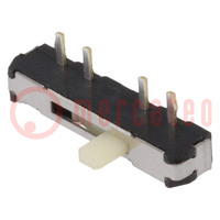 Switch: slide; Pos: 3; SP3T; 0.3A/4VDC; ON-ON-ON; PCB,THT; -40÷85°C