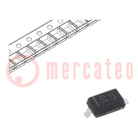 Diode: Schottky rectifying; SMD; 30V; 0.35A; SOD123