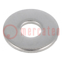 Washer; round; M6; D=18mm; h=1.6mm; A2 stainless steel; DIN 9021