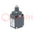 Limit switch; pin plunger Ø10mm; NO + NC; 6A; 400VAC; PG11; IP67