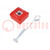 Sicherheitsschalter: Feuermelder; OP1; NC + NO; IP65; ABS; rot