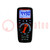 Multimètre numérique; Bluetooth; LCD; (6000); VDC: 0÷1kV; True RMS